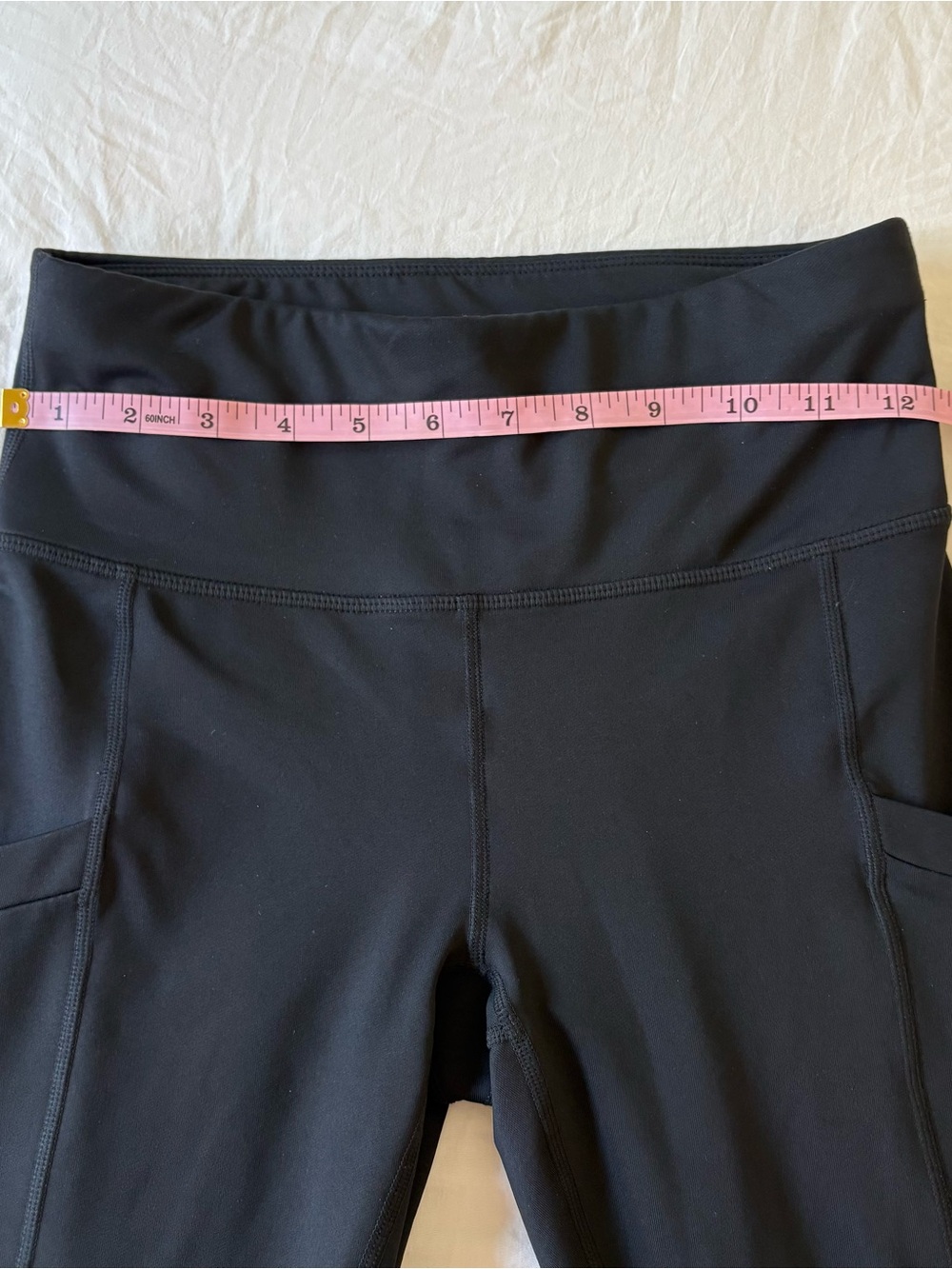 Fabletics Women’s Black Powerhold High-Waist Active Pocket Leggings - Picture 5 of 7
